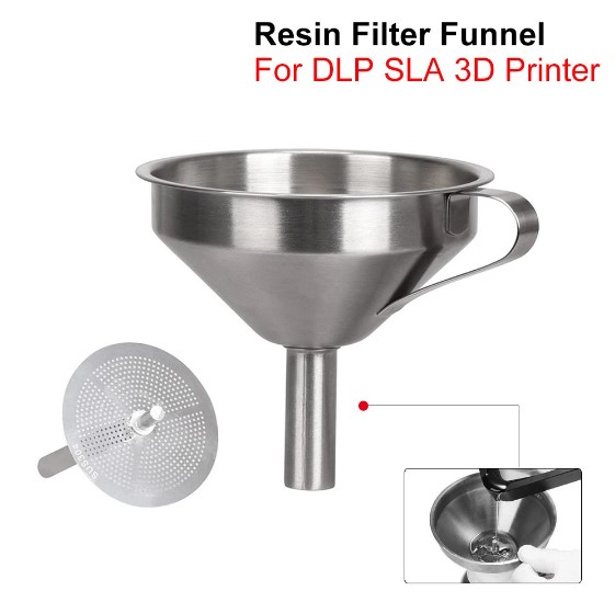 3D Printing Workshop - 3D Printer Resin Filter Funnel Stainless