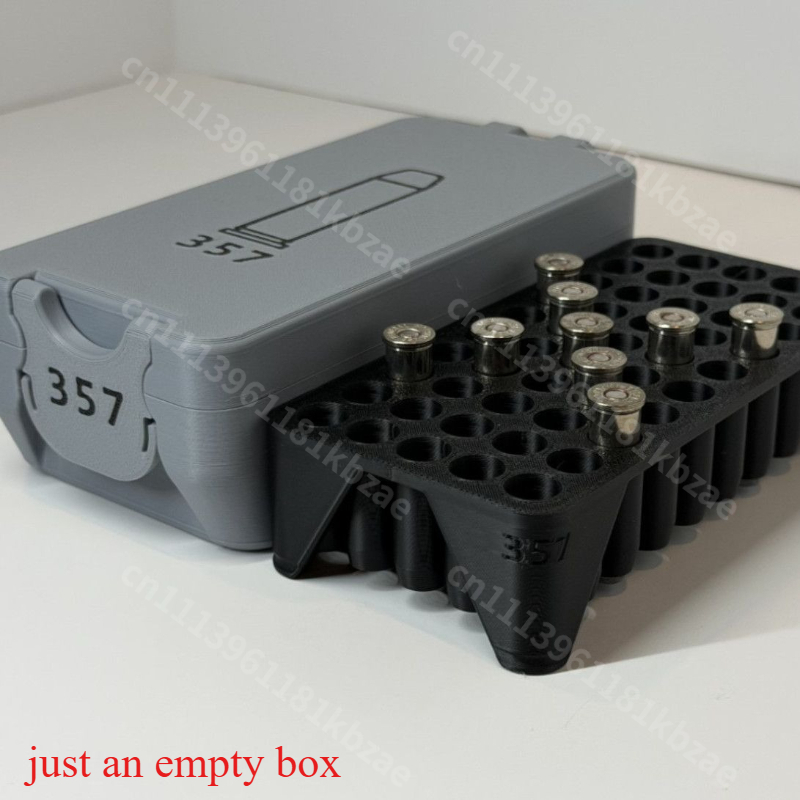 Enclosure 3D Printing - 3D Printed .357 Magnum Bullet Storage