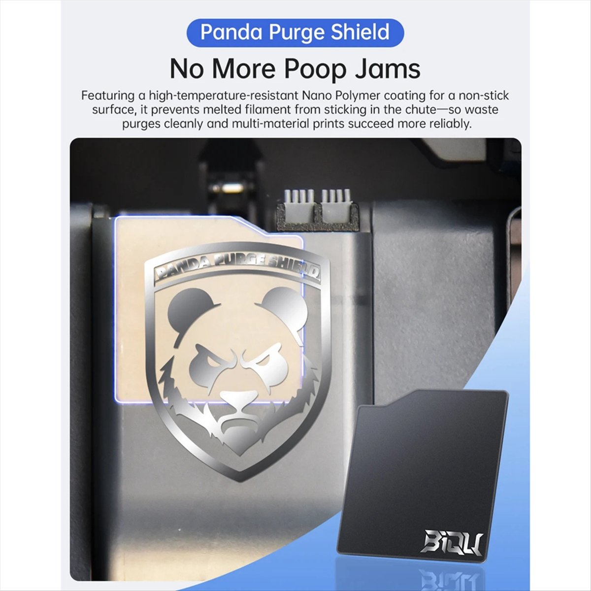 L70A BIQU Panda Purge Shield S - огляд і ціна 3D Printing Workshop