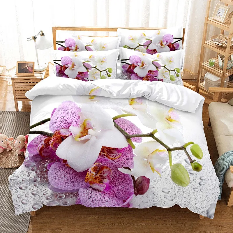 Flowers Bedding Set Duvet Cove - огляд і ціна 3D Printing Ideas