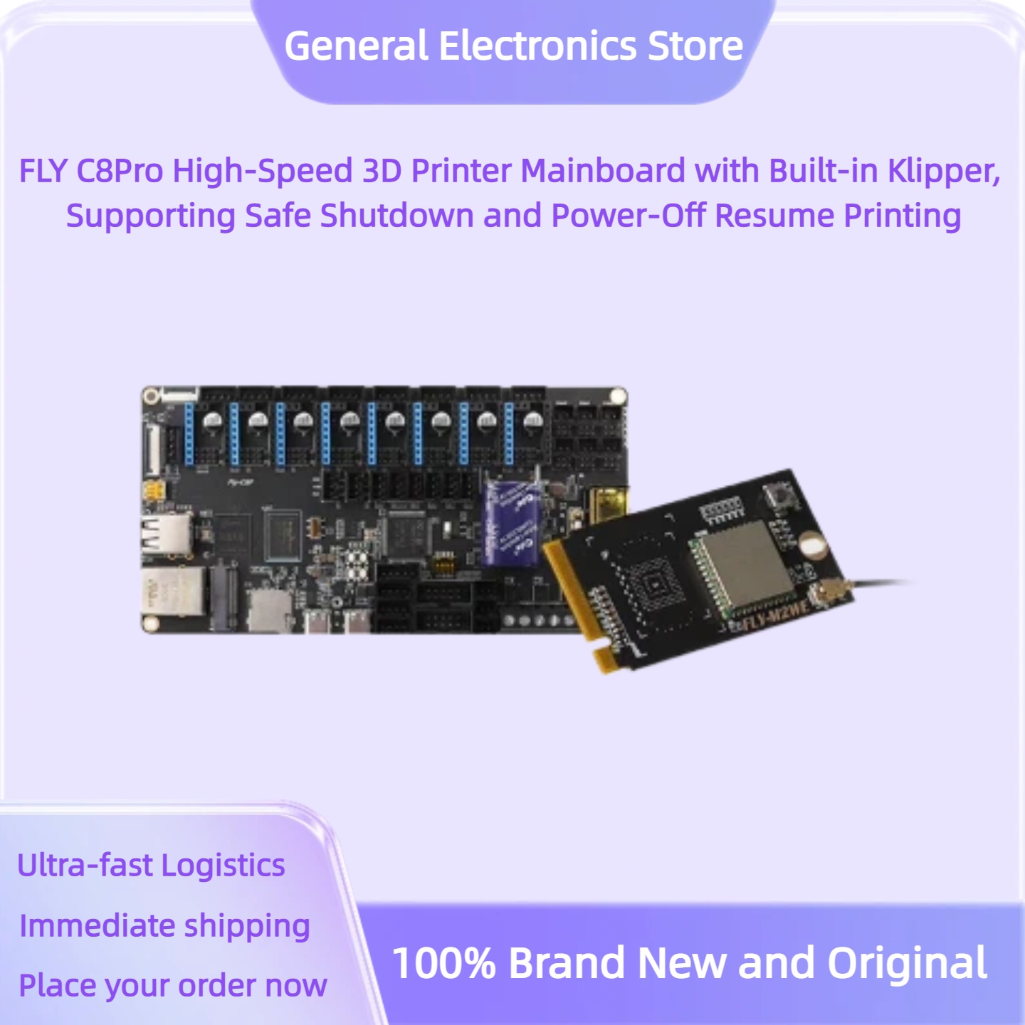 FLY C8Pro High-Speed 3D Printe - огляд і ціна 3D Printing Klipper