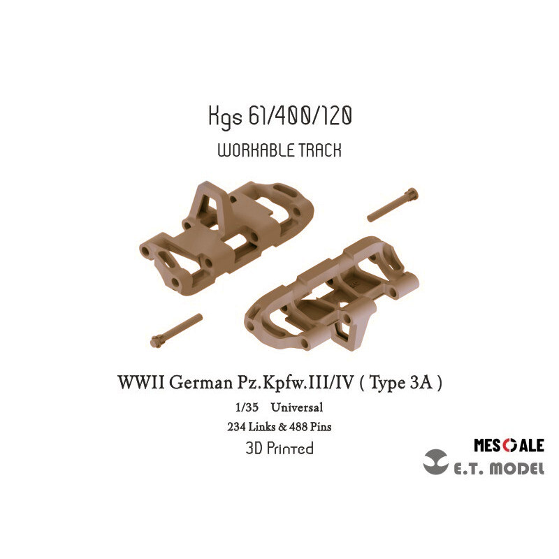 ET 1/35 P35-020 WWII German Pz - огляд і ціна 3D Printing Jobs