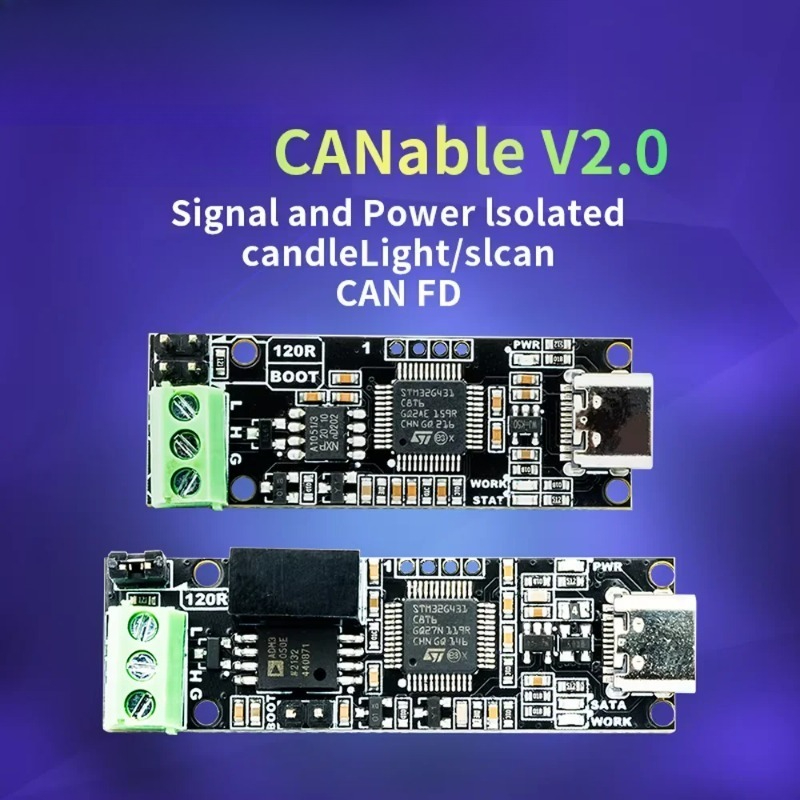 CANable V2.0 USB To CAN Bus Ad - огляд і ціна 3D Printing Klipper