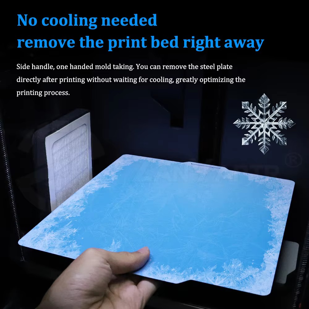 Flexible Spring Steel Glacier  - огляд і ціна 3D Printing Steel