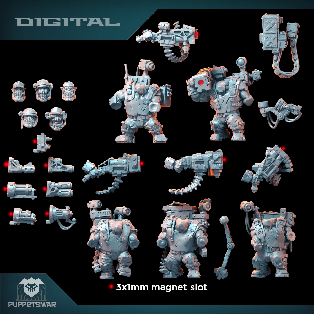 Orc Ultimate Badasses Squad, G - огляд і ціна 3D Printing Jobs