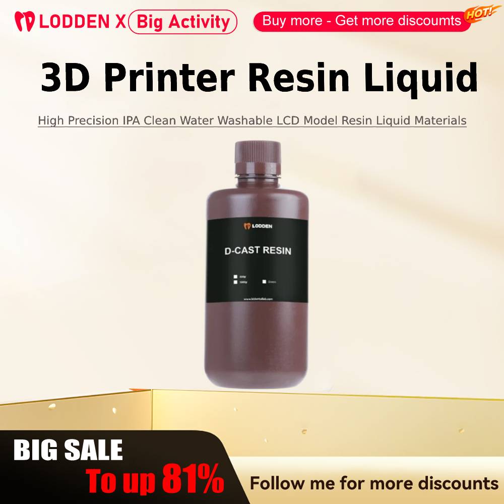 Lodden 3D Printer Resin Liquid - огляд і ціна 3D Printing Workshop