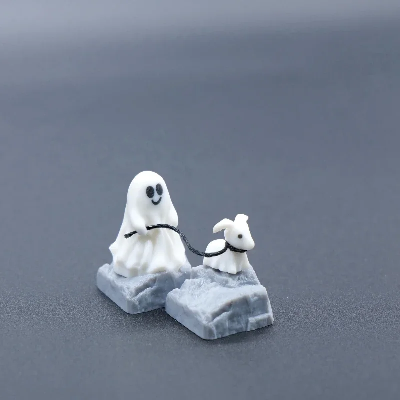 Ghost Puppy Resin Keycap Custo - огляд і ціна 3D Printing Jobs