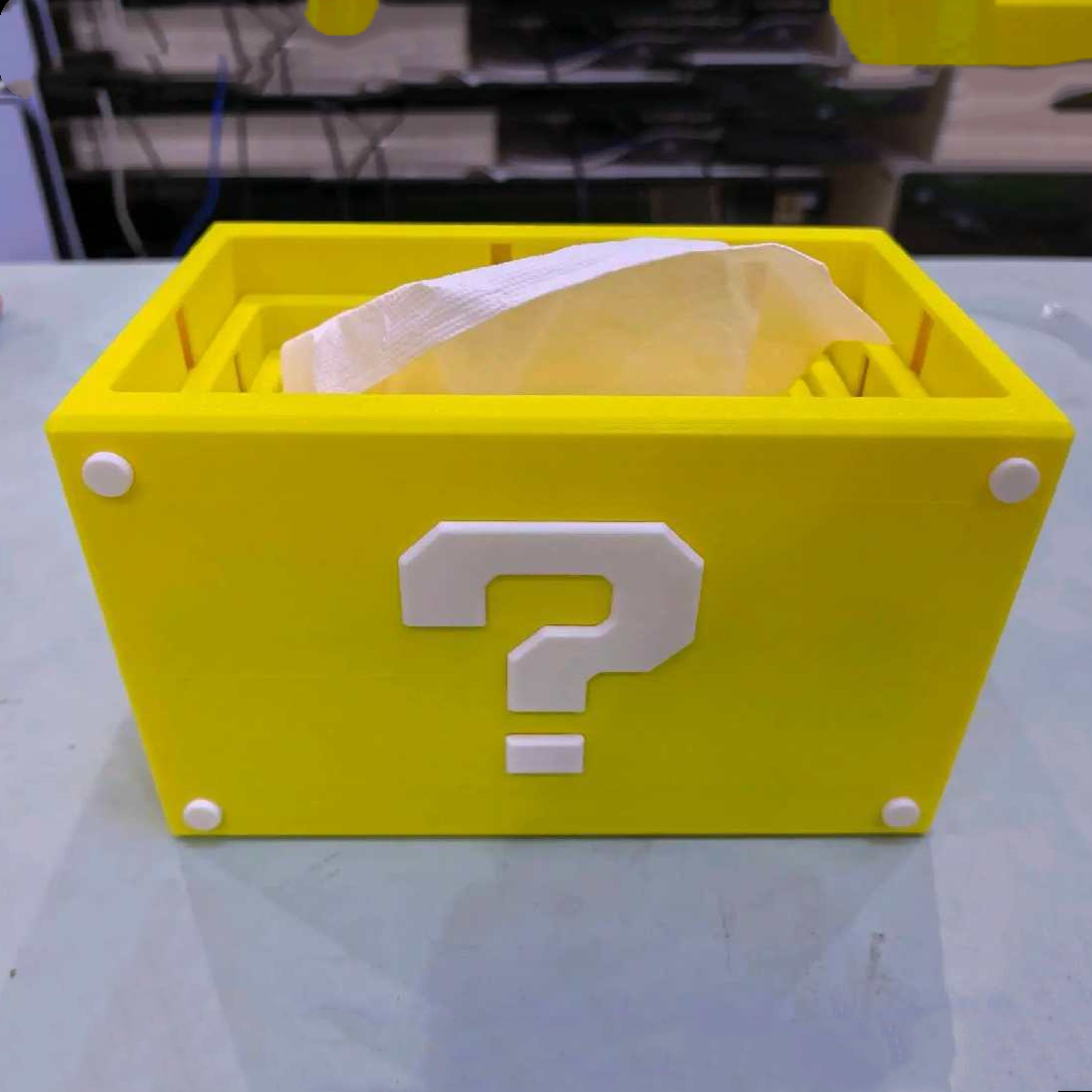 3D Printed Question Tissue Box - огляд і ціна 3D Printing Questions