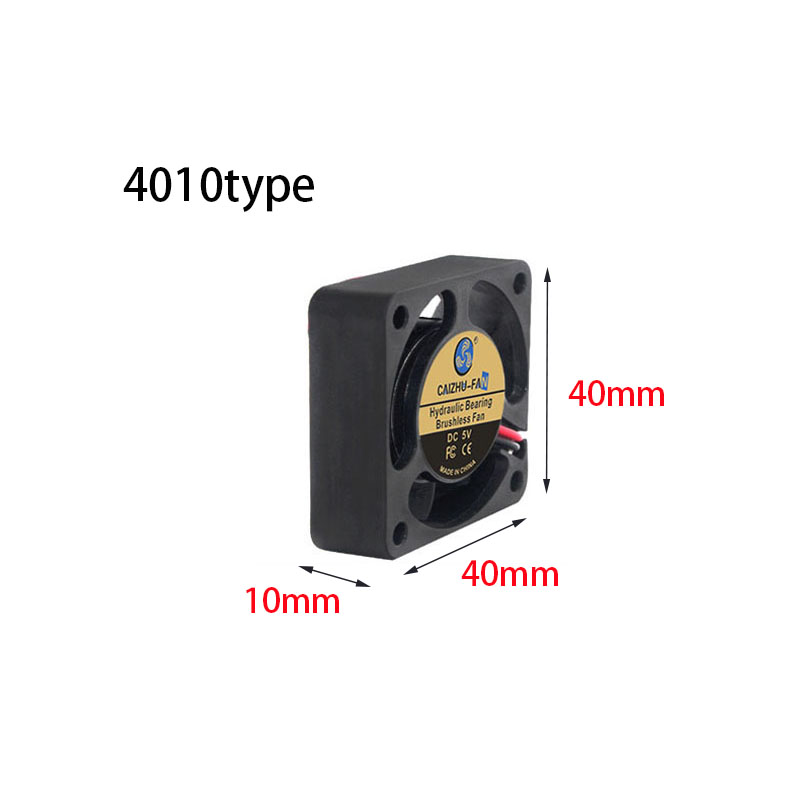 4010 Cooling Fan 2pin 4CM DC 5 - огляд і ціна Cooling Fan 40Mm 3D