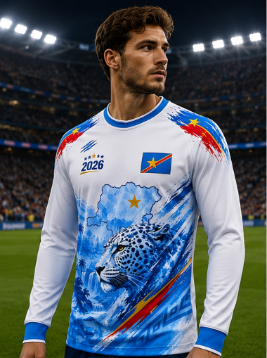 2026 Congo round neck long sle - огляд і ціна 3D Printing Jersey