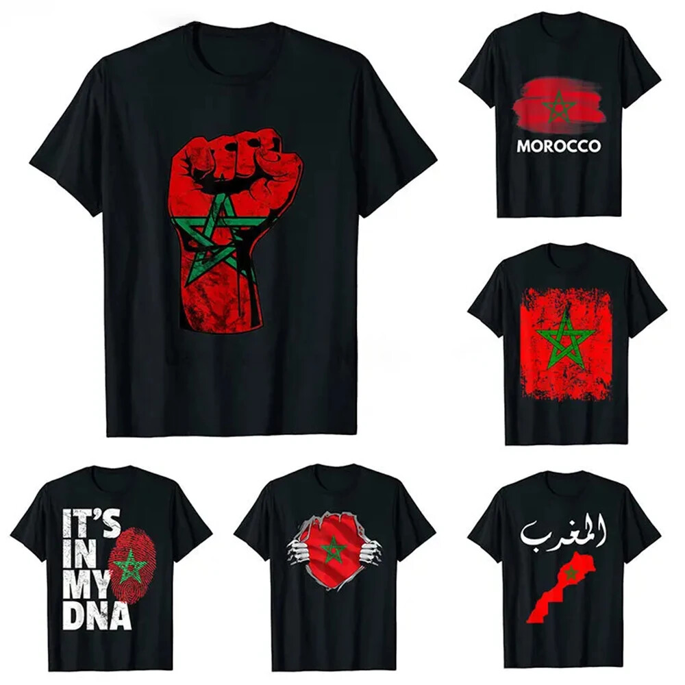 MA Morocco Flag Graphic T Shir - огляд і ціна 3D Printing Service