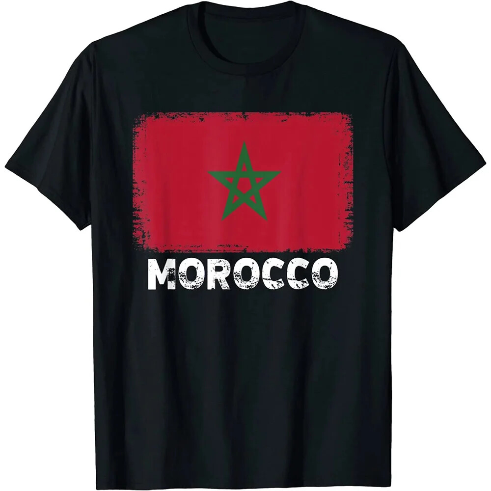 MA Morocco Flag Graphic T Shir - огляд і ціна 3D Printing Service