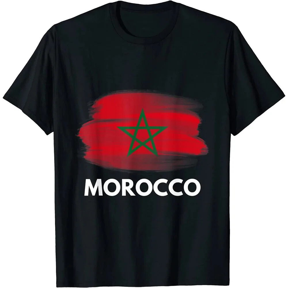 MA Morocco Flag Graphic T Shir - огляд і ціна 3D Printing Service