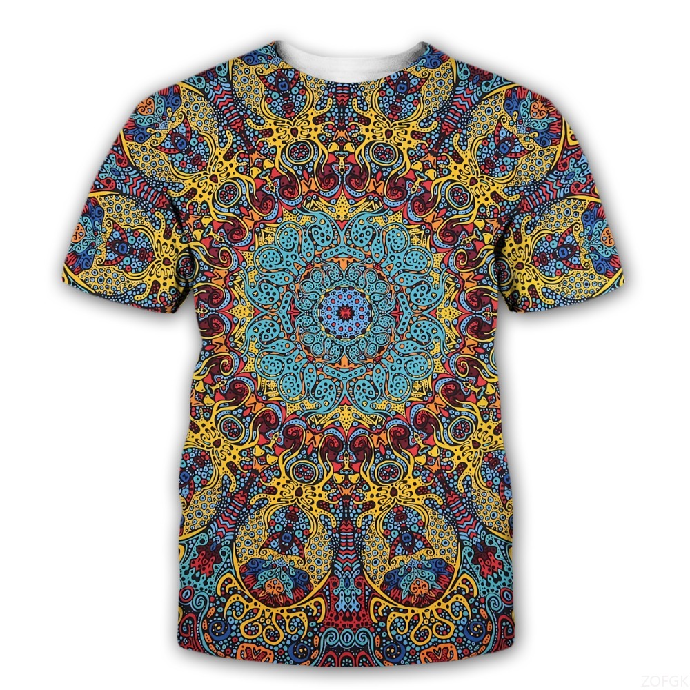New Mysterious Symbols Trippy  - огляд і ціна 3D Printing Jersey