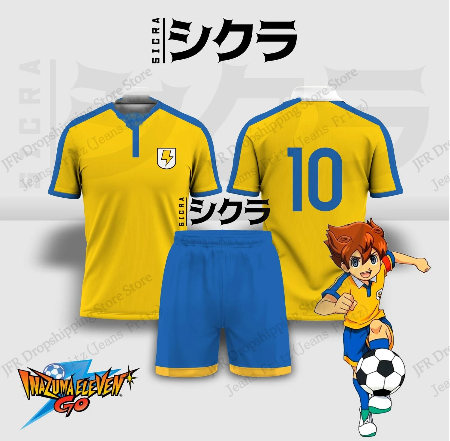 Jersey Set Jersey Inazuma Elev - огляд і ціна 3D Printing Jersey